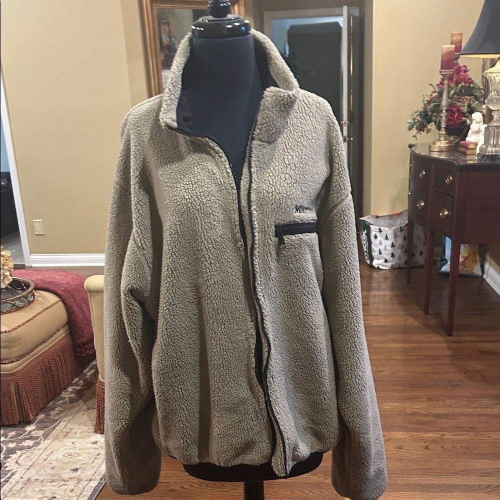 Marmot Men’s Xl Beige fleece jacket